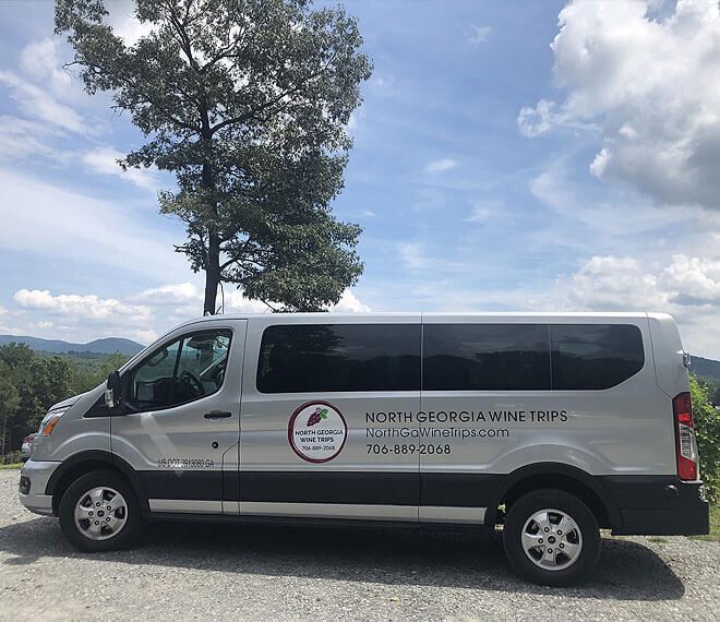 North Georgia Wine Trips transportation van