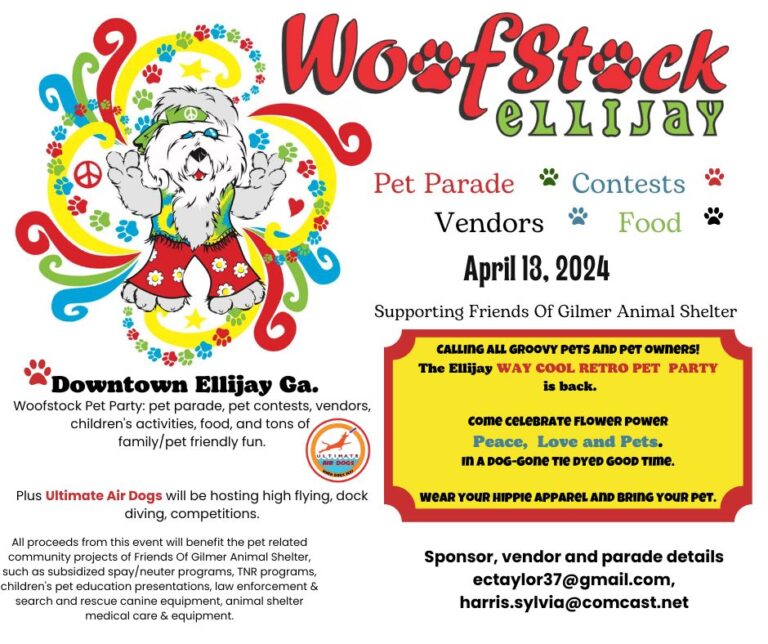 Woofstock Ellijay 2024 Gilmer County Chamber